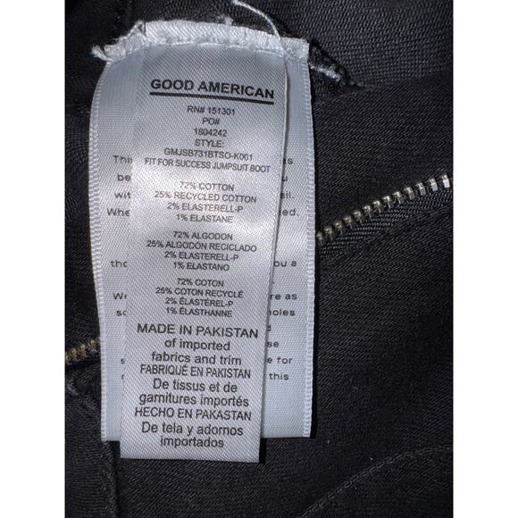 Good American Fit For Success Black Jumpsuit - Small - Picture 6 of 7